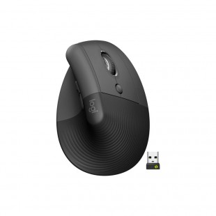 MOUSE USB LOGITECH LIFT VERTICAL 910-006466 PRETO