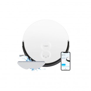 ROBÔ TP-LINK VACUUM MOP TAPO RV10 BRANCO/PRETO