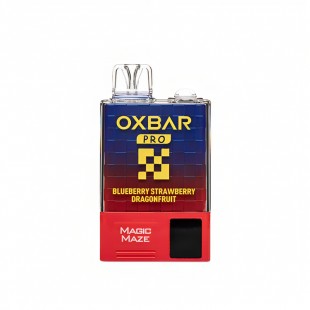 CIGARRO DESC POD OXBAR MAGIC MAZE 10000PUFF BLUEBERRY STRAW DRAGON 5%*