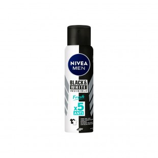 DESODORANTE NIVEA AEROSOL INVISIBLE BLACK WHITE FRESH FEM 150ML