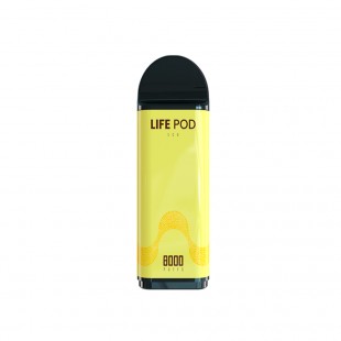VAPE CARGA LIFE POD CARTRIDE 8000 PUFF BANANA ICE