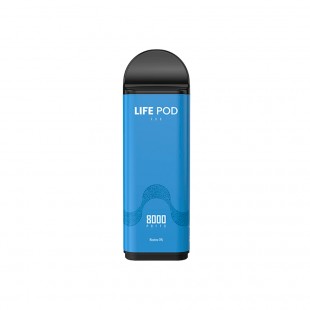 VAPE CARGA LIFE POD CARTRIDE 8000 PUFF BLUE RAZZ ICE