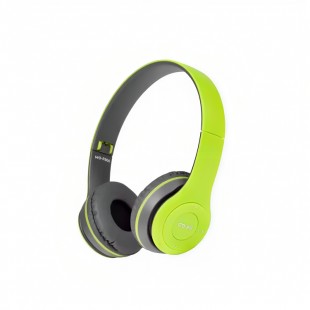 FONE BLUETOOTH MOX MO-F900 BT/AUX VERDE CINZA