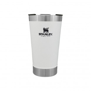COPO TERMICO STANLEY ADVENTURE BEER PINT BRANCO 473ML COM TAMPA E ABRIDOR