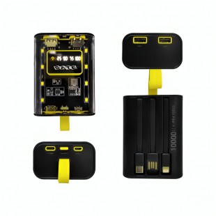 CARREGADOR PORTÁTIL SATE A-PB410003 PRETO 10000MAH