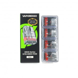 COIL VAPE VAPORESSO XROS SERIES 0.7 MESH POD 3ML 4P€ CX