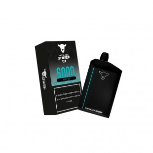 VAPE CARGA THE BLACK SHEEP 6000PUFF MINT ICE