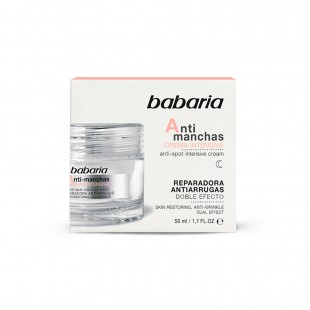 CREME FACIAL BABARIA ANTI MANCHAS REPARADORA ANTIARRUGAS 50ML