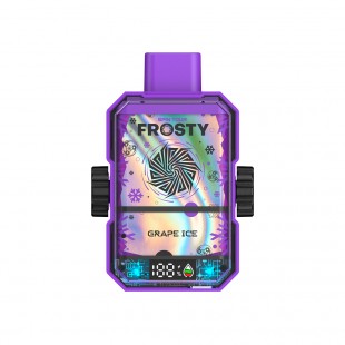 CIGARRO DESC FROSTY SPINNER 12000 PUFFS GRAPE ICE 5%