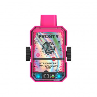 CIGARRO DESC FROSTY SPINNER 12000 PUFFS STRAW WATERMELON ICE 5%