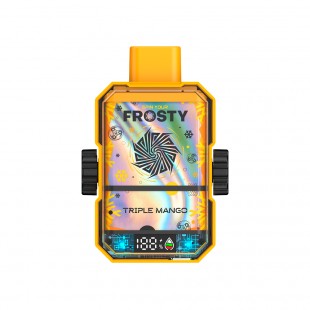 CIGARRO DESC FROSTY SPINNER 12000 PUFFS TRIPLE MANGO 5%