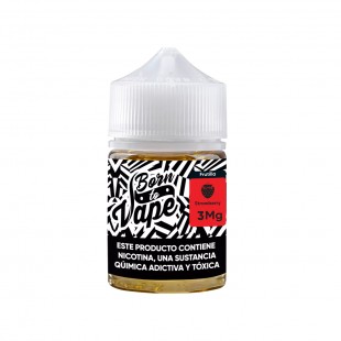 JUICE VAPE E.LIQUID BORN TO VAPE STRAWBERRY 3MG 60ML