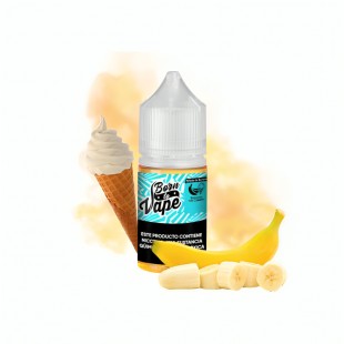 JUICE VAPE ESSENCIA LIQUIDA BORN TO VAPE N.SALT BANANA ICE CREAM 20MG 30ML