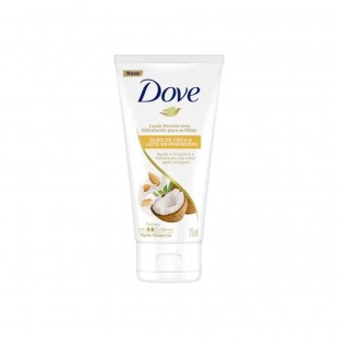 CREME PARA MAOS DOVE COCO Y ALMENDRAS TODO TIPO DE PELE 75ML