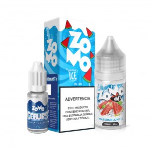 JUICE VAPE E.LIQUID ZOMO WATERMELON ICE 20MG 30ML+ICERBURST 5ML