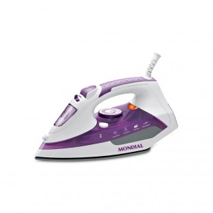 FERRO A VAPOR MONDIAL EXPRESS F-40 BRANCO/ROXO 220V