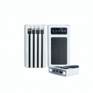 CARREGADOR PORTÁTIL ECO POWER EP-C872 BRANCO 12000MAH