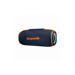 SPEAKER ECOPOWER EP-2560 PRETO/LARANJA BT/USB/FM