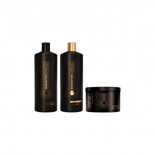 KIT SEBASTIAN DARK OIL SHAM 1LT/COND 1LT+MASC 500ML