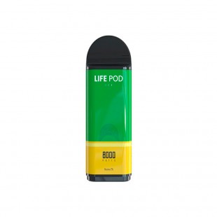 VAPE CARGA LIFE POD CARTRIDE 8000 PUFF LEMON MINT