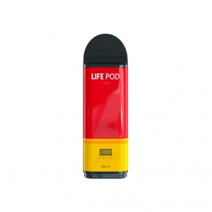 VAPE CARGA LIFE POD CARTRIDE 8000 PUFF STRAWBERRY MANGO