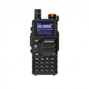 PX BAOFENG UV-K5 PLUS VHF/UHF 200CANAL/BIVOLT BLACK