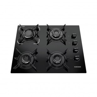 FOGAO ELECTROBRAS ITATIAIA COOKTOP ELECTRA 4Q PRETO BIVOLT