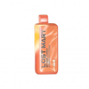 CIGARRO DESCARTAVEL LOST MARY MT15000 PUFF STRAWBERRY ORANGE