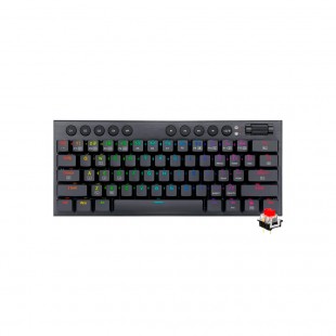 TECLADO USB GAMER REDRAGON K632RGB HORUS MINI SW-RED BLACK INGLES