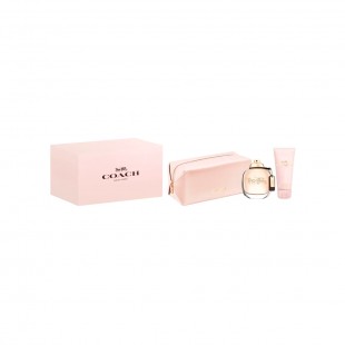 COACH KIT FLORAL FEM 90ML EDP+BODY LOTION 100ML+NECESER