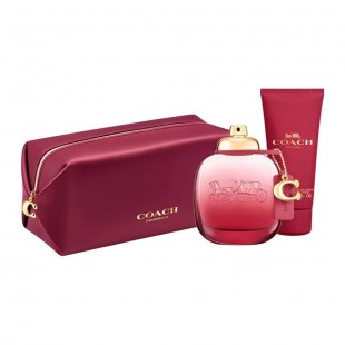 COACH KIT WILD ROSE FEM 90ML EDP+BODY LOTION 100ML+NECESER