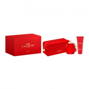 COACH KIT LOVE FEM 90ML EDP+BODY LOTION 100ML+NECESER