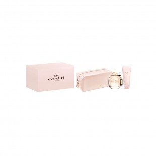 COACH KIT FEM 90ML EDP+BODY LOTION 100ML+NECESER