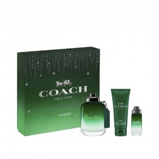 COACH KIT GREEN MEN 100ML EDT+15ML+SHOWER GEL 100ML