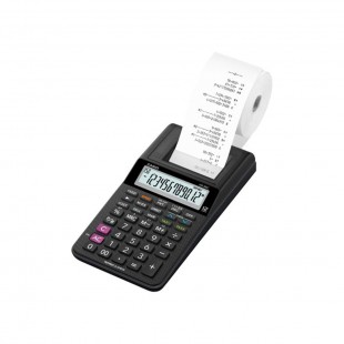 CALCULADORA CASIO COM BOBINA HR-8RC-BK-DC PRETO