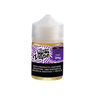 JUICE VAPE E.LIQUID BORN TO VAPE GRAPE 3MG 60ML