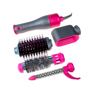 ESCOVA SECADORA QUANTA 4X1 QTKCS7001 GREY/PINK 110V