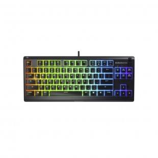 TECLADO USB GAMER STEELSERIS APEX 3 TKL RGB ING PRETO