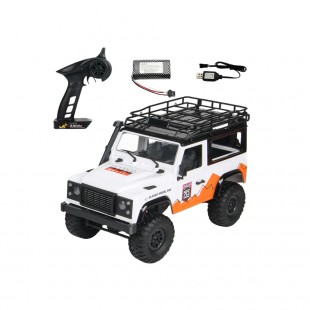 CARRINHO C/CONTROLE LAND ROVER MN-99 2.4G 1/12 WHITE