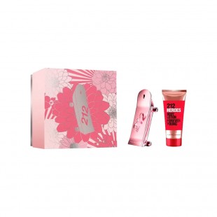 CAROLINA HERRERA 212 HEROES KIT FEM 80ML EDP+BODY 100ML