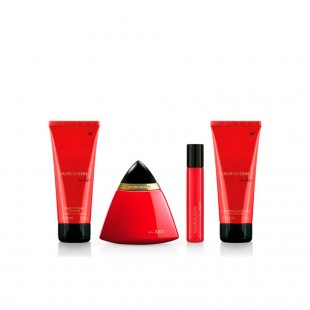 MAUBOUSSIN IN RED KIT FEM 100ML+20ML EDP LOTION 90ML+SHOWER 90ML