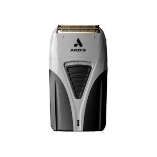 BARBEADOR ANDIS PRO FOIL SHAVER PLUS PRETO/CINZA