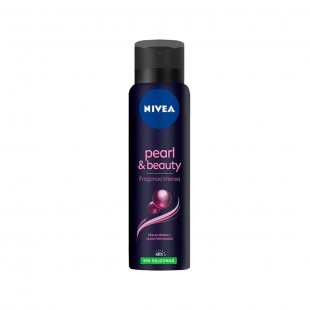DESODORANTE NIVEA AEROSOL BLACK & PEARL FEM 150ML