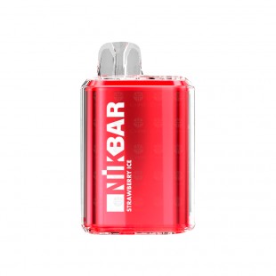 CIGARRO DESCARTÁVEL POD NIKBAR 15000PUFF STRAWBERRY ICE 2% 22ML