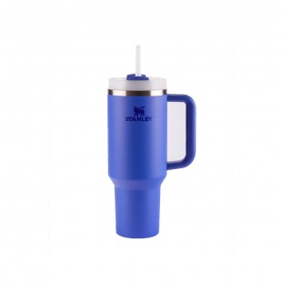 GARRAFA TERMICA STANLEY QUENCHER H2.0 AZUL ROYAL 887ML C/TAMPA E CANU