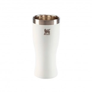 COPO TERMICO STANLEY THE HAPPY HOUR BRANCO 443ML SEM TAMPA
