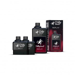 CIGARRO DESC CHILLY BEATS REPLAY 36K PUFF GRAPE A/STRAWB K/PASS F STRA