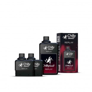 CIGARRO DESC CHILLY BEATS REPLAY 36K PUFF TRIPLE G/MELON W/HALLS BLAC