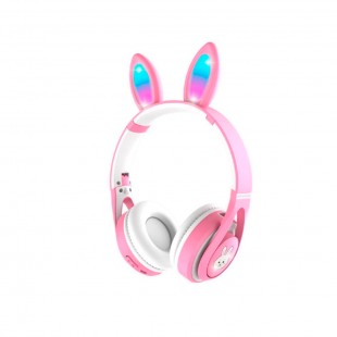  FONE BLUETOOTH LUO ME-15 PINK BRANCO