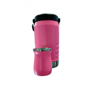 GARRAFA TERMICA MAXON MX-204 1.2L + CUIA PINK
